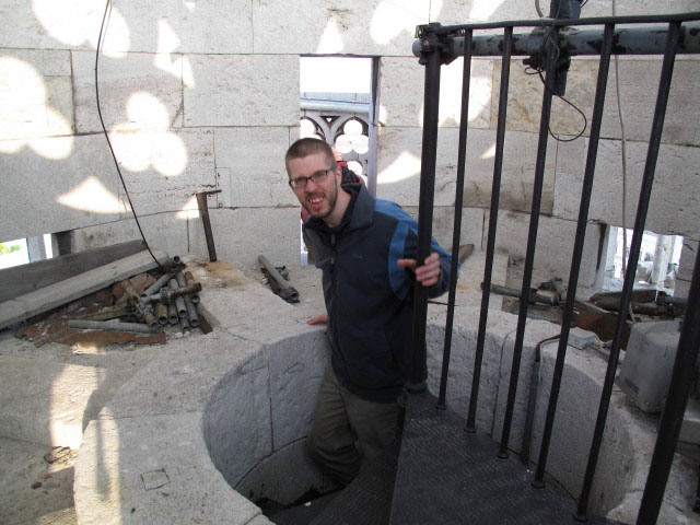 Norbert im Südturm der Votivkirche