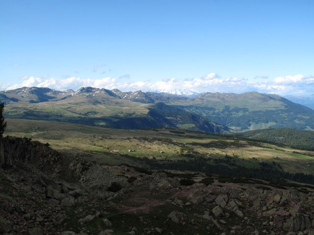 vom Rittner Horn Richtung Norden (11. Juni)
