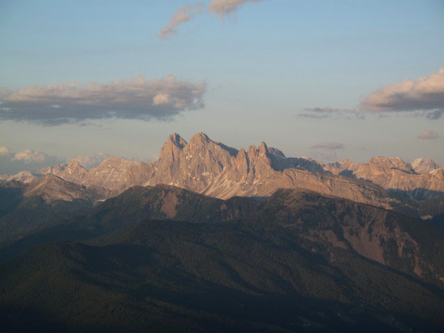 Dolomiten vom Rittner Horn aus (11. Juni)