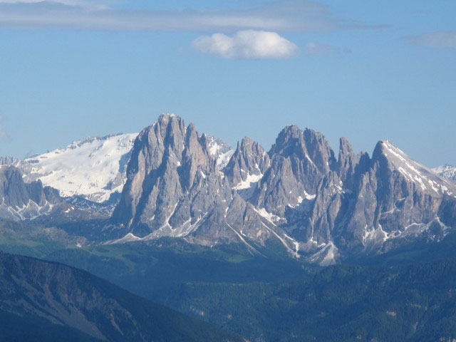 Langkofelgruppe von der Kassianspitze aus (12. Juni)