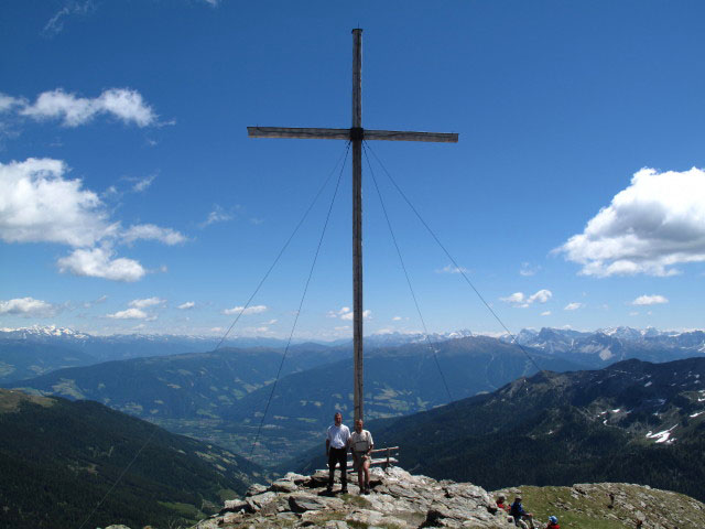 Erich und ich am Schrotthorn, 2.590 m (13. Juni)