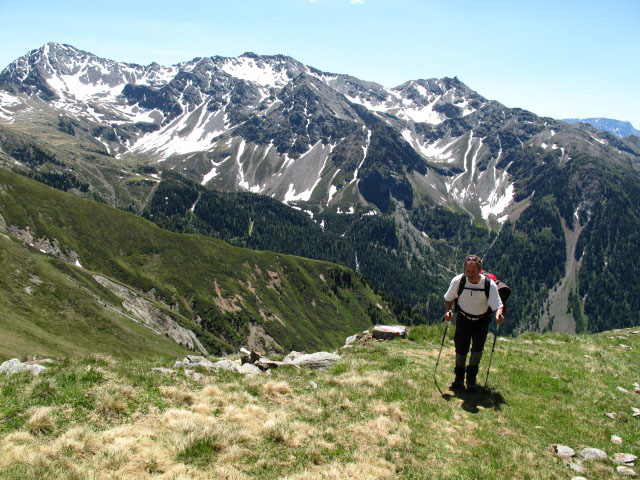 Erich auf Weg 14B zwischen Weg 14A und Astenberg (14. Juni)