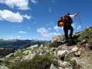 Erich auf Weg 13 zwischen Weg 4 und Tellerjoch (13. Juni)