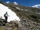 Erich auf Weg 13 zwischen Weg 4 und Tellerjoch (13. Juni)