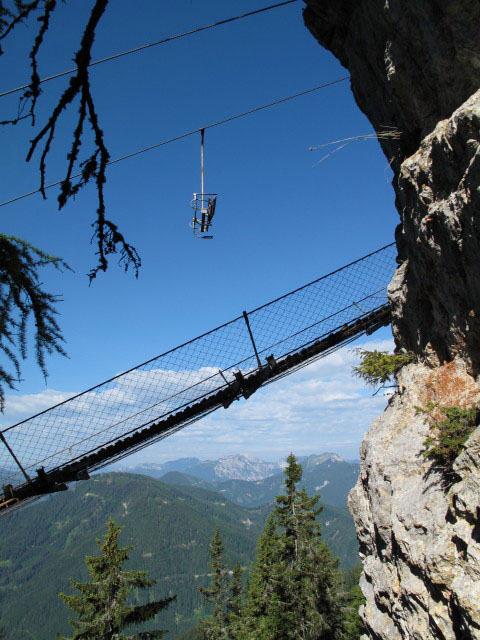 2er-Sessellift vom Bürgeralm-Klettersteig aus