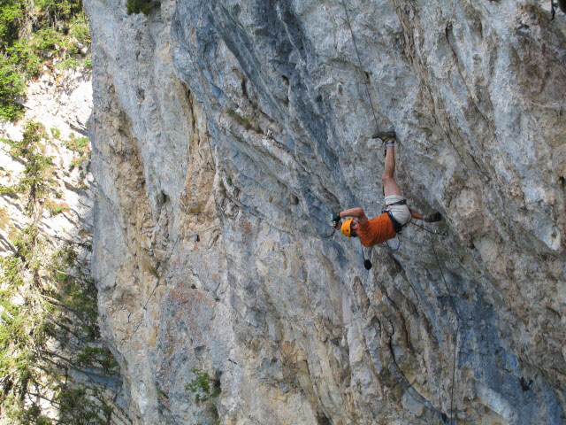 Bürgeralm-Klettersteig: Andreas in der Arenavariante