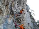 Bürgeralm-Klettersteig: Andreas und Axel in der Arenavariante