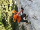 Bürgeralm-Klettersteig: Axel in der Arenavariante