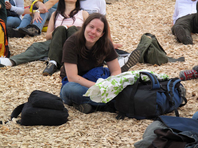 Daniela bei der Festbühne (27. Juni)