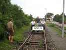 Gerold, ?, ?, Andreas, ? und ? im Bahnhof Asparn an der Zaya