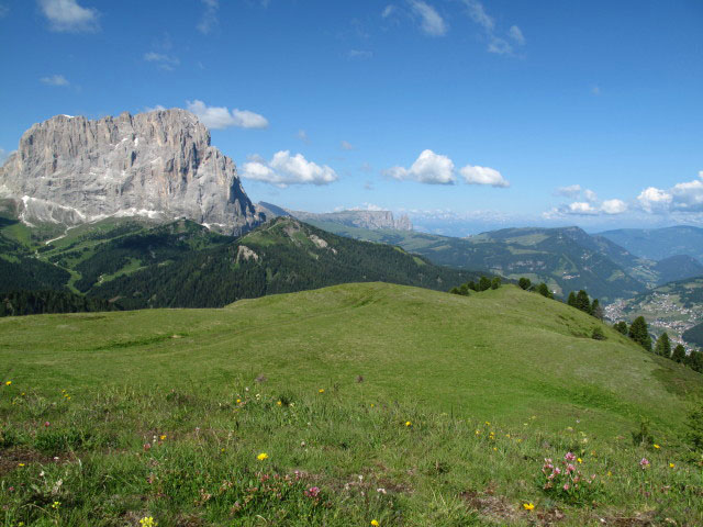 Langkofel vom Bustac aus (4. Juli)