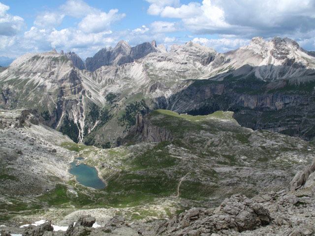 Crespeinasee vom Ciampatsch aus (4. Juli)