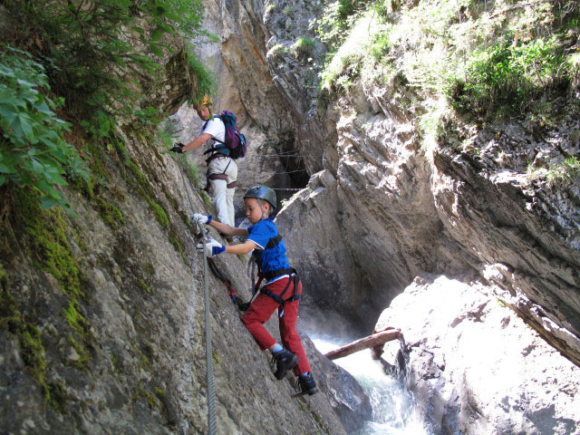 ÖTK-Klettersteig Pirkner Klamm: Erich und Martin (11. Juli)