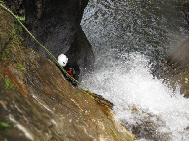 Daniela in der Wöllaschlucht (15. Juli)