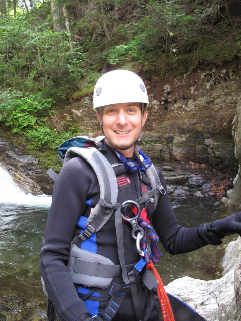 Ich in der Wöllaschlucht (15. Juli)