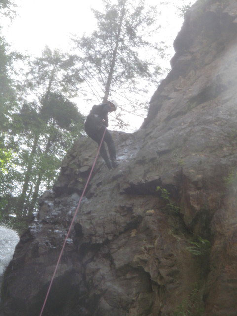 Daniela in der Wöllaschlucht (15. Juli)