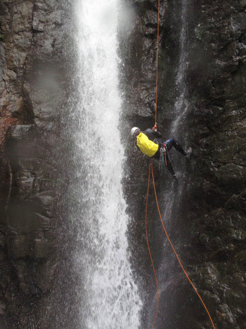 Erwin in der Wöllaschlucht (15. Juli)