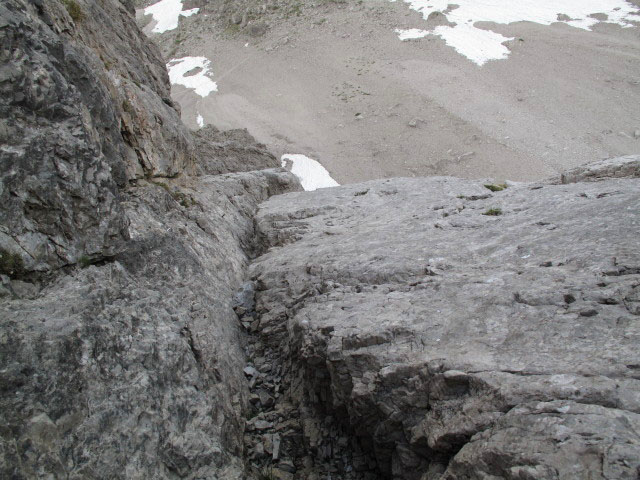 Route 'Haspinger': 4. Seillänge (16. Juli)