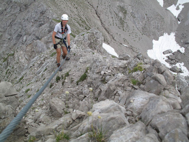 Ich am Törlkopf-Klettersteig (16. Juli)