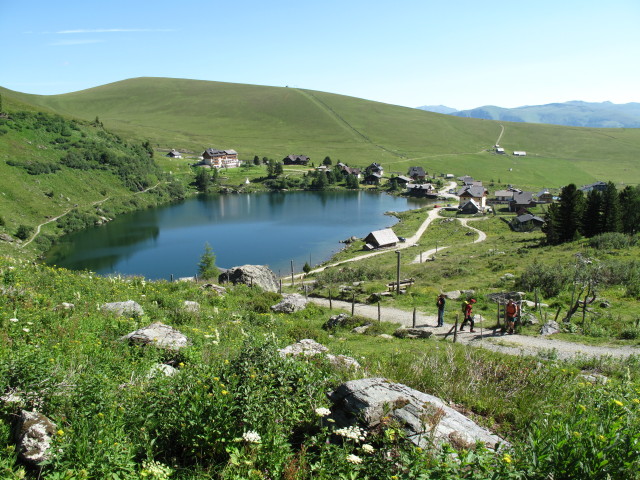 Peter, Friedrich und Erich zwischen Falkertsee und Sonntagstal (17. Juli)