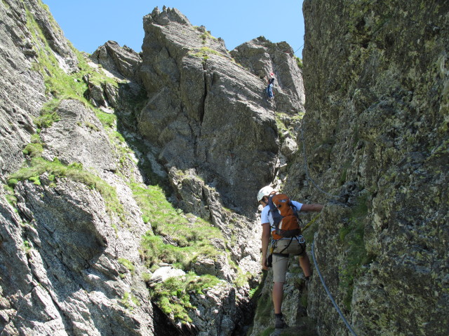 Falken-Klettersteig: Christoph und Peter (17. Juli)