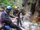 Gunther, Tobias und Günther in der Wöllaschlucht (15. Juli)