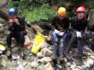 Helmut, Claudia und Doris in der Wöllaschlucht (15. Juli)