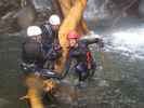 Elke, ich und Doris in der Wöllaschlucht (15. Juli)