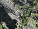 Falken-Klettersteig: Peter und Christoph auf der Seilbrücke (17. Juli)