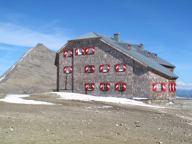 Oberwalderhütte, 2.972 m (26. Juli)