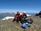 Michael, Daniela und ich am Johannisberg, 3.453 m (29. Juli)