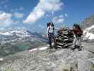 Norbert und Daniela am Gamskopf, 2.757 m (1. Aug.)