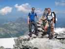 Norbert und ich auf der Hohen Fürlegg, 2.943 m (2. Aug.)