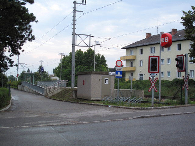 Haltestelle Mistelbach Stadt (2. Juli)