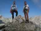 Norbert und ich auf der Sp. Vrbanova pica, 2.299 m (8. Aug.)