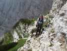 Norbert am Vrbanova pica-Klettersteig (8. Aug.)