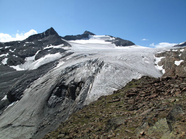 Kesselwandferner vom Deloretteweg aus (15. Aug.)
