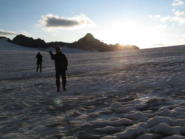 Anke und Erich am Gepatschferner (16. Aug.)