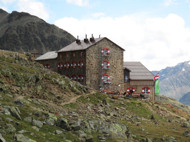 Breslauer H&uuml;tte, 2.844 m (17. Aug.)
