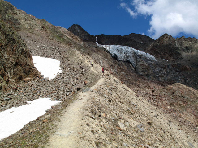 Anke zwischen Breslauer H&uuml;tte und Rofenbach (17. Aug.)