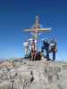 Ich, Daniela, Anke, Reinhard und Erich am Vorgipfel der Weißseespitze (16. Aug.)