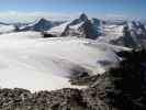 Gepatschferner vom Vorgipfel der Weißseespitze aus (16. Aug.)