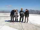 Reinhard, Daniela, Erich und Anke auf der Weißseespitze, 3.518 m (16. Aug.)