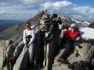 Daniela, Anke und Reinhard auf der Dahmannspitze, 3.397 m (16. Aug.)