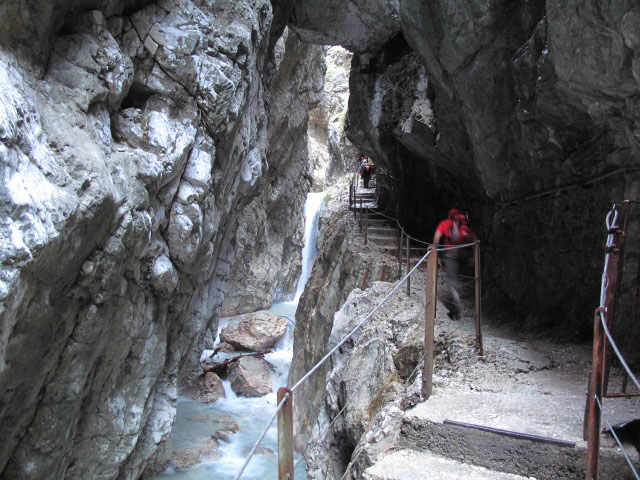 Axel in der H&ouml;llentalklamm