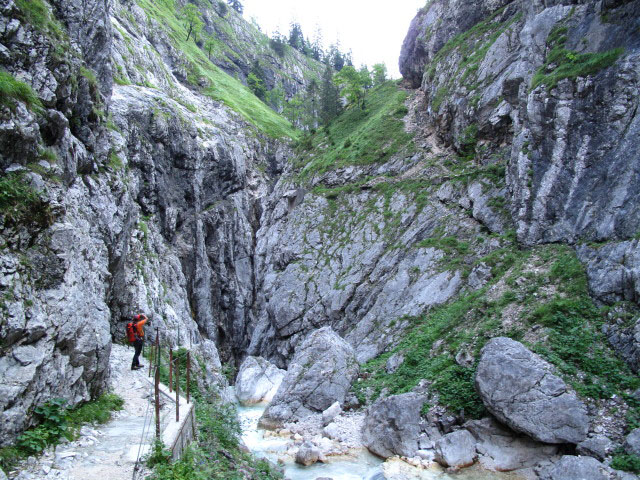 Erhard in der H&ouml;llentalklamm