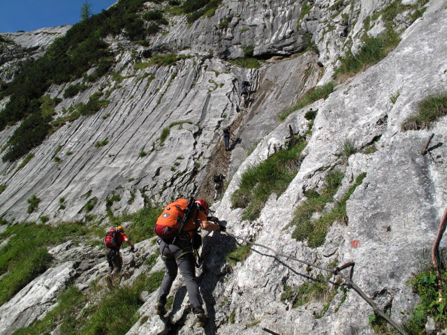 Axel und Erhard zwischen H&ouml;llentalanger und Brett