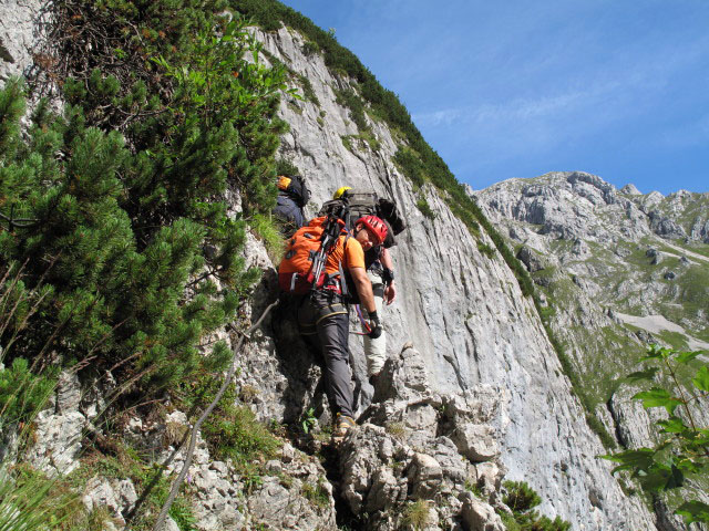 Erhard zwischen H&ouml;llentalanger und Brett
