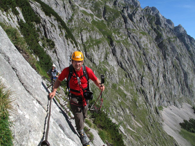Axel zwischen H&ouml;llentalanger und Brett