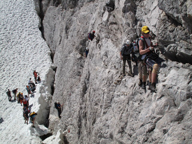 Höllental-Klettersteig: Einstieg